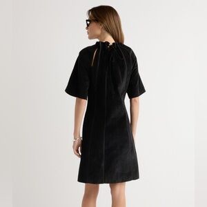 Aika Back-Tie Corduroy Mini Dress